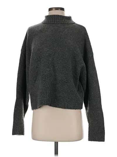 Pre-owned Zara Turtleneck Sweater In Gray