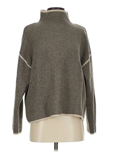 Pre-owned Zara Turtleneck Sweater In Gray