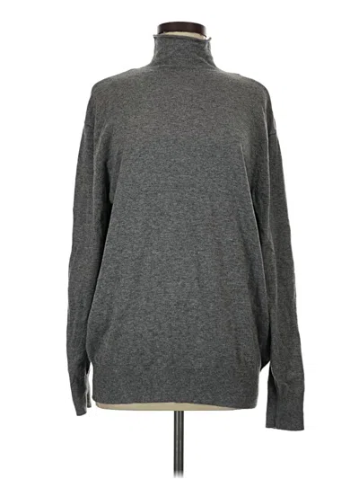 Pre-owned Zara Turtleneck Sweater In Gray