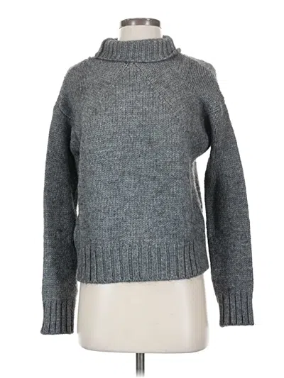 Pre-owned Zara Turtleneck Sweater In Gray
