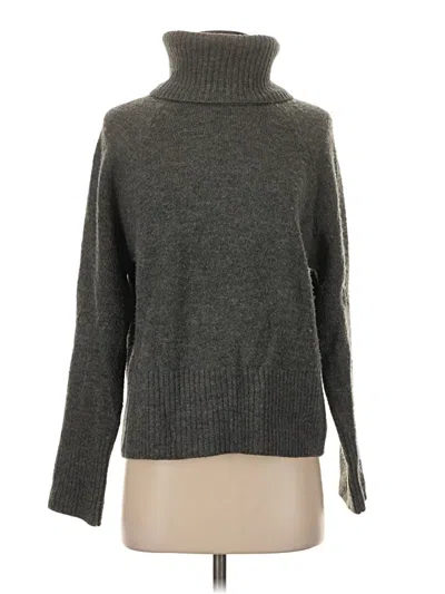 Pre-owned Zara Turtleneck Sweater In Gray