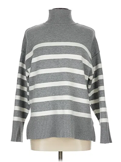 Pre-owned Zara Turtleneck Sweater In Gray
