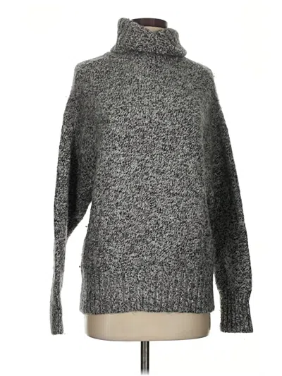 Pre-owned Zara Turtleneck Sweater In Gray