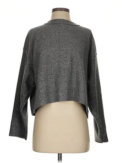 Pre-owned Zara Turtleneck Sweater In Gray