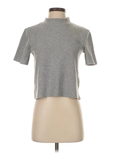 Pre-owned Zara Turtleneck Sweater In Gray