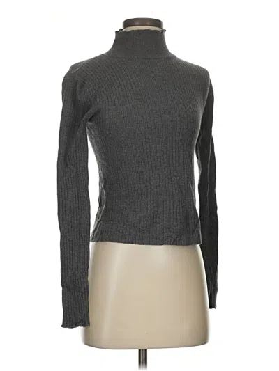 Pre-owned Zara Turtleneck Sweater In Gray