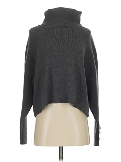 Pre-owned Zara Turtleneck Sweater In Gray