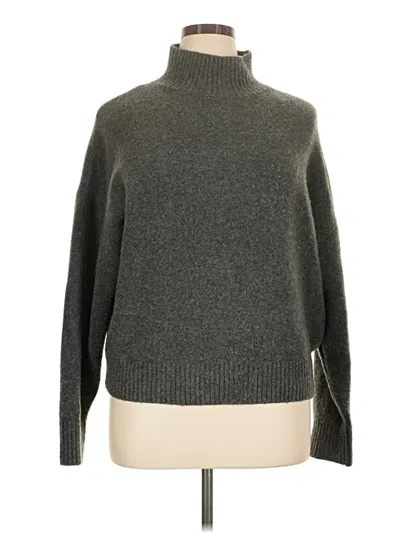 Pre-owned Zara Turtleneck Sweater In Gray