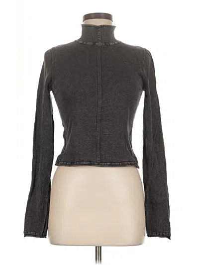 Pre-owned Zara Turtleneck Sweater In Gray