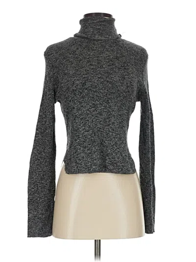 Pre-owned Zara Turtleneck Sweater In Gray