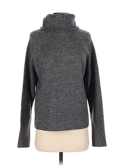 Pre-owned Zara Turtleneck Sweater In Gray