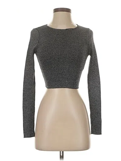 Pre-owned Zara Turtleneck Sweater In Gray