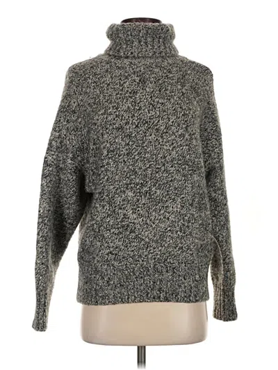 Pre-owned Zara Turtleneck Sweater In Gray