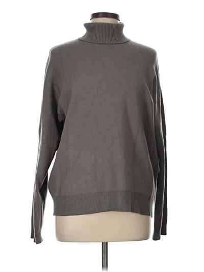 Pre-owned Zara Turtleneck Sweater In Gray