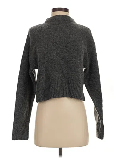 Pre-owned Zara Turtleneck Sweater In Gray