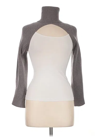 Pre-owned Zara Turtleneck Sweater In Gray