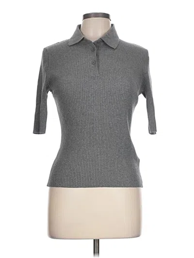 Pre-owned Zara Turtleneck Sweater In Gray
