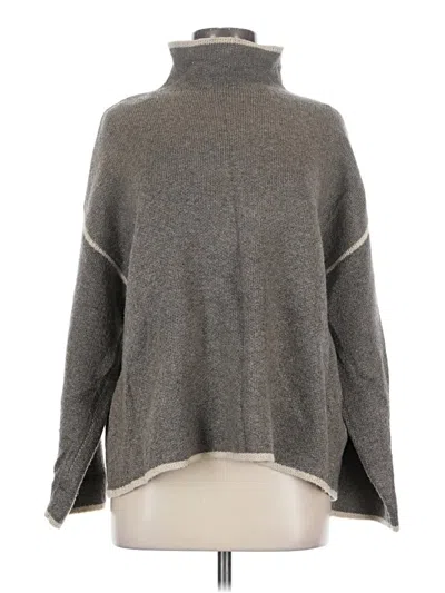 Pre-owned Zara Turtleneck Sweater In Gray