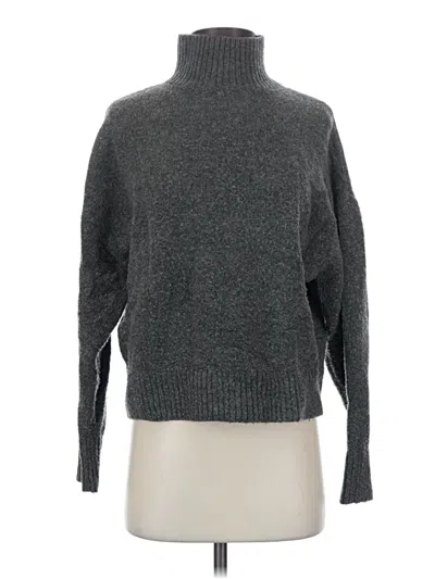 Pre-owned Zara Turtleneck Sweater In Gray