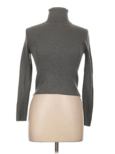 Pre-owned Zara Turtleneck Sweater In Gray