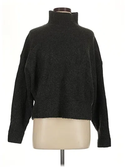 Pre-owned Zara Turtleneck Sweater In Gray
