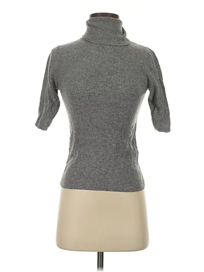 Pre-owned Zara Turtleneck Sweater In Gray
