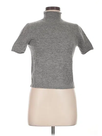 Pre-owned Zara Turtleneck Sweater In Gray