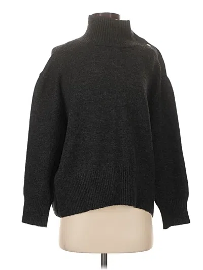 Pre-owned Zara Turtleneck Sweater In Gray