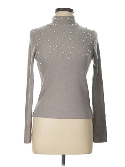 Pre-owned Zara Turtleneck Sweater In Gray