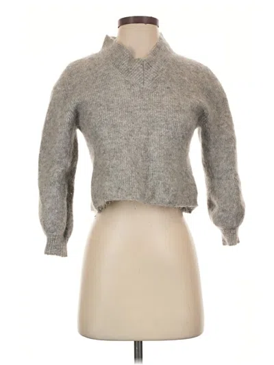 Pre-owned Zara Turtleneck Sweater In Gray