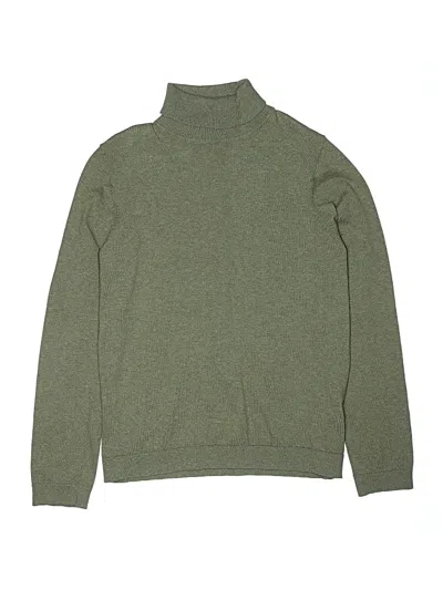 Pre-owned Zara Kids' Turtleneck Sweater In Green