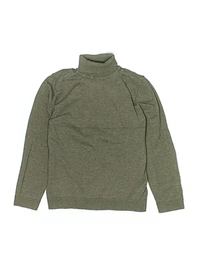 Pre-owned Zara Kids' Turtleneck Sweater In Green