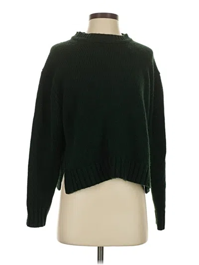 Pre-owned Zara Turtleneck Sweater In Green
