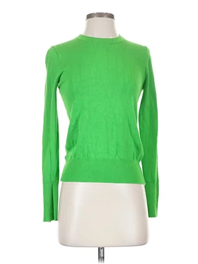 Pre-owned Zara Turtleneck Sweater In Green