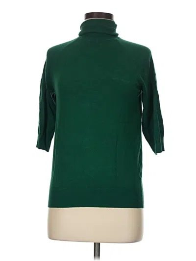 Pre-owned Zara Turtleneck Sweater In Green