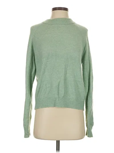 Pre-owned Zara Turtleneck Sweater In Green