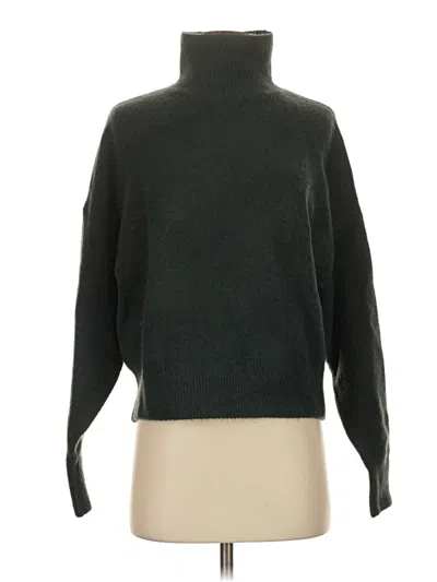 Pre-owned Zara Turtleneck Sweater In Green
