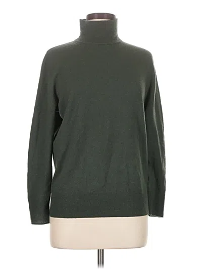 Pre-owned Zara Turtleneck Sweater In Green