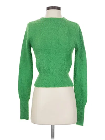 Pre-owned Zara Turtleneck Sweater In Green