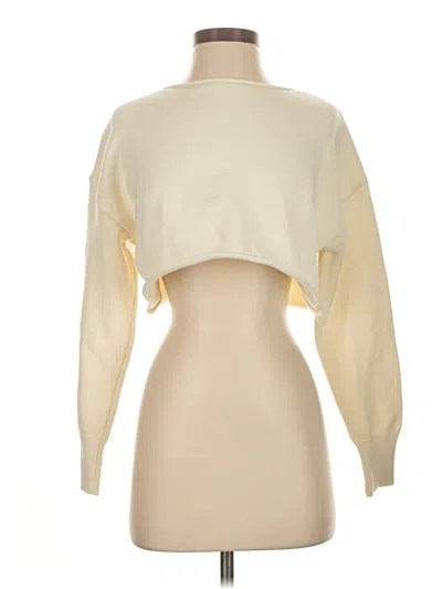 Pre-owned Zara Turtleneck Sweater In Ivory