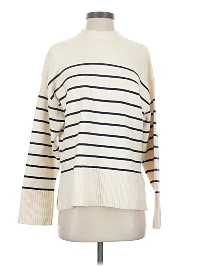Pre-owned Zara Turtleneck Sweater In Ivory