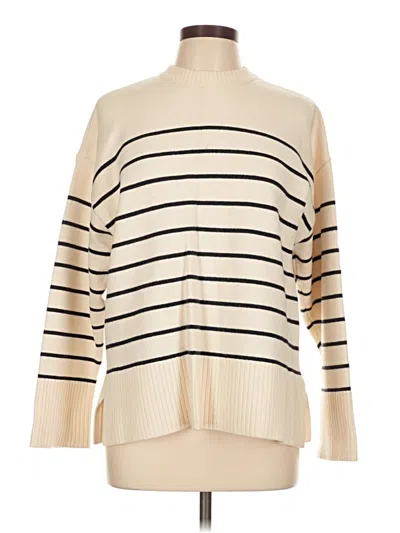 Pre-owned Zara Turtleneck Sweater In Ivory