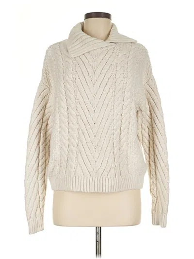 Pre-owned Zara Turtleneck Sweater In Ivory