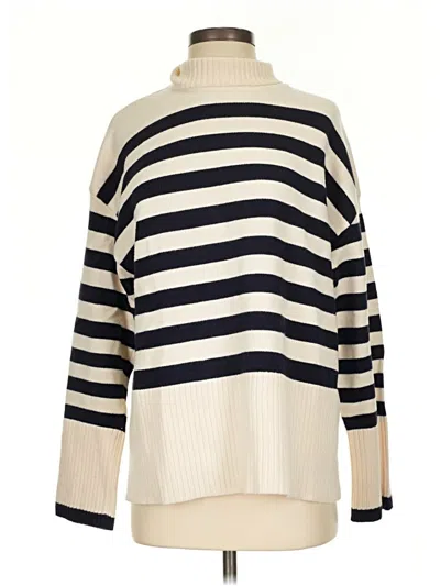 Pre-owned Zara Turtleneck Sweater In Ivory
