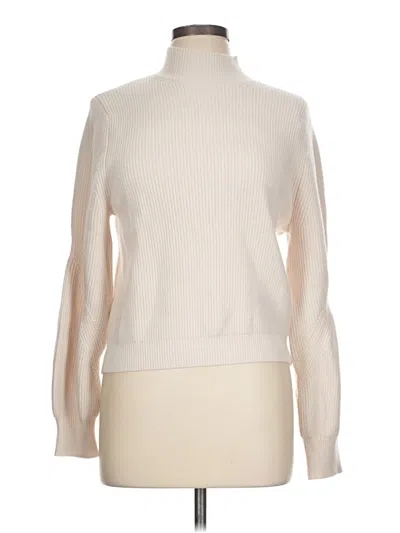 Pre-owned Zara Turtleneck Sweater In Ivory