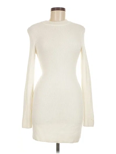 Pre-owned Zara Turtleneck Sweater In Ivory