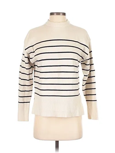 Pre-owned Zara Turtleneck Sweater In Ivory
