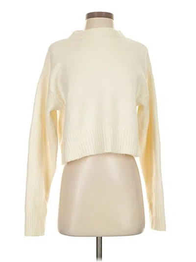 Pre-owned Zara Turtleneck Sweater In Ivory