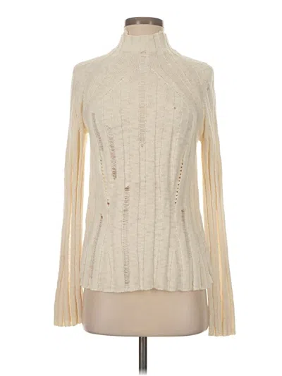 Pre-owned Zara Turtleneck Sweater In Ivory