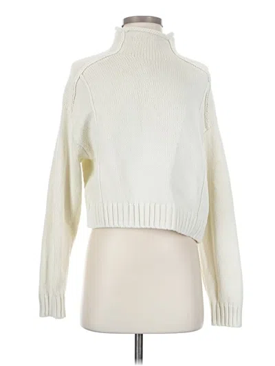 Pre-owned Zara Turtleneck Sweater In Ivory